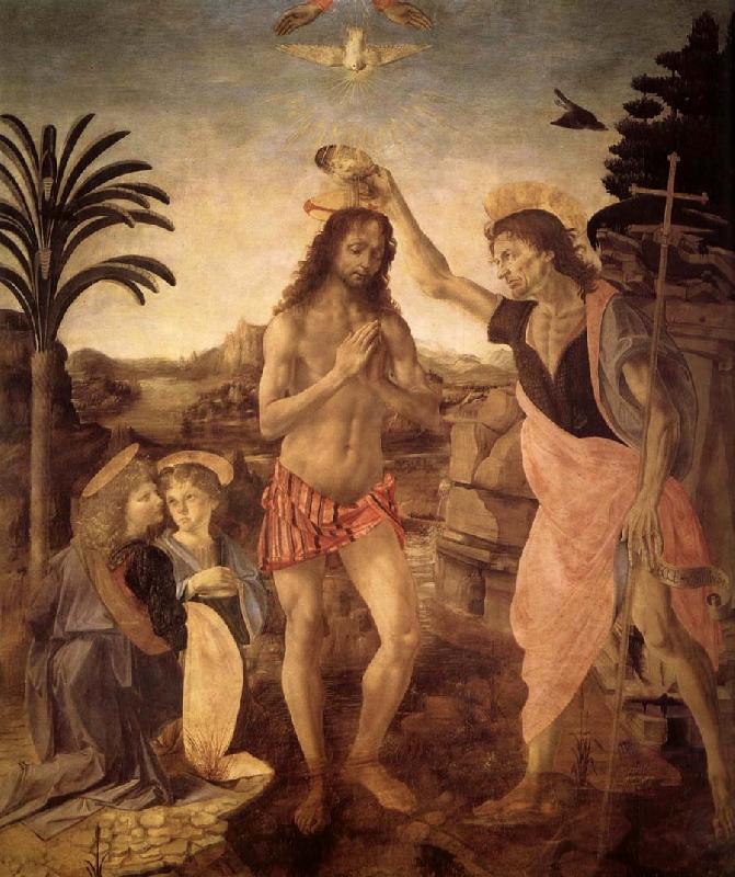 Andrea del Verrocchio Christ-s baptism